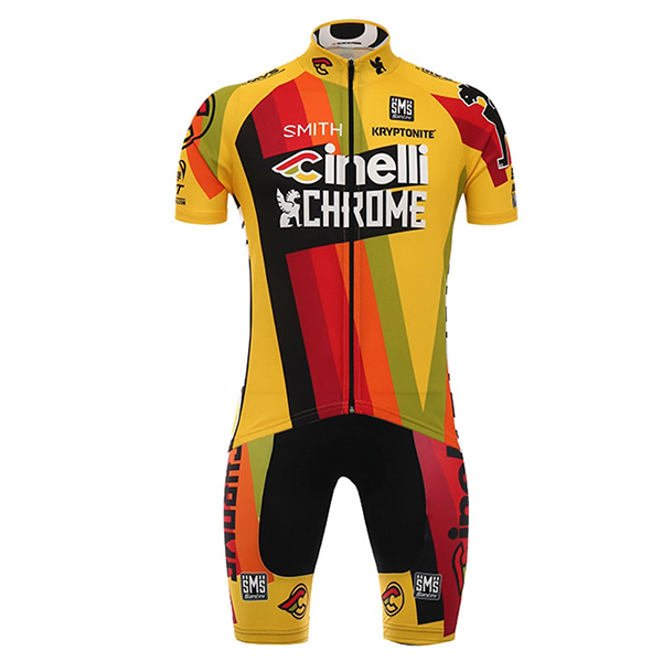 2017 Maglia Cinelli Chrome Training giallo - Clicca l'immagine per chiudere